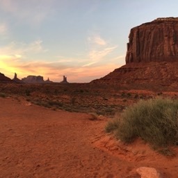 Crystal Vans visits Monumant Valley Arizona 